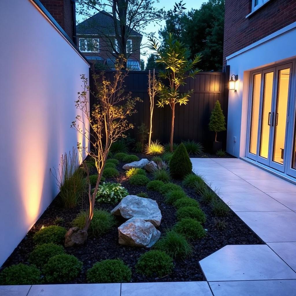 Architectural garden design with sculpted planting